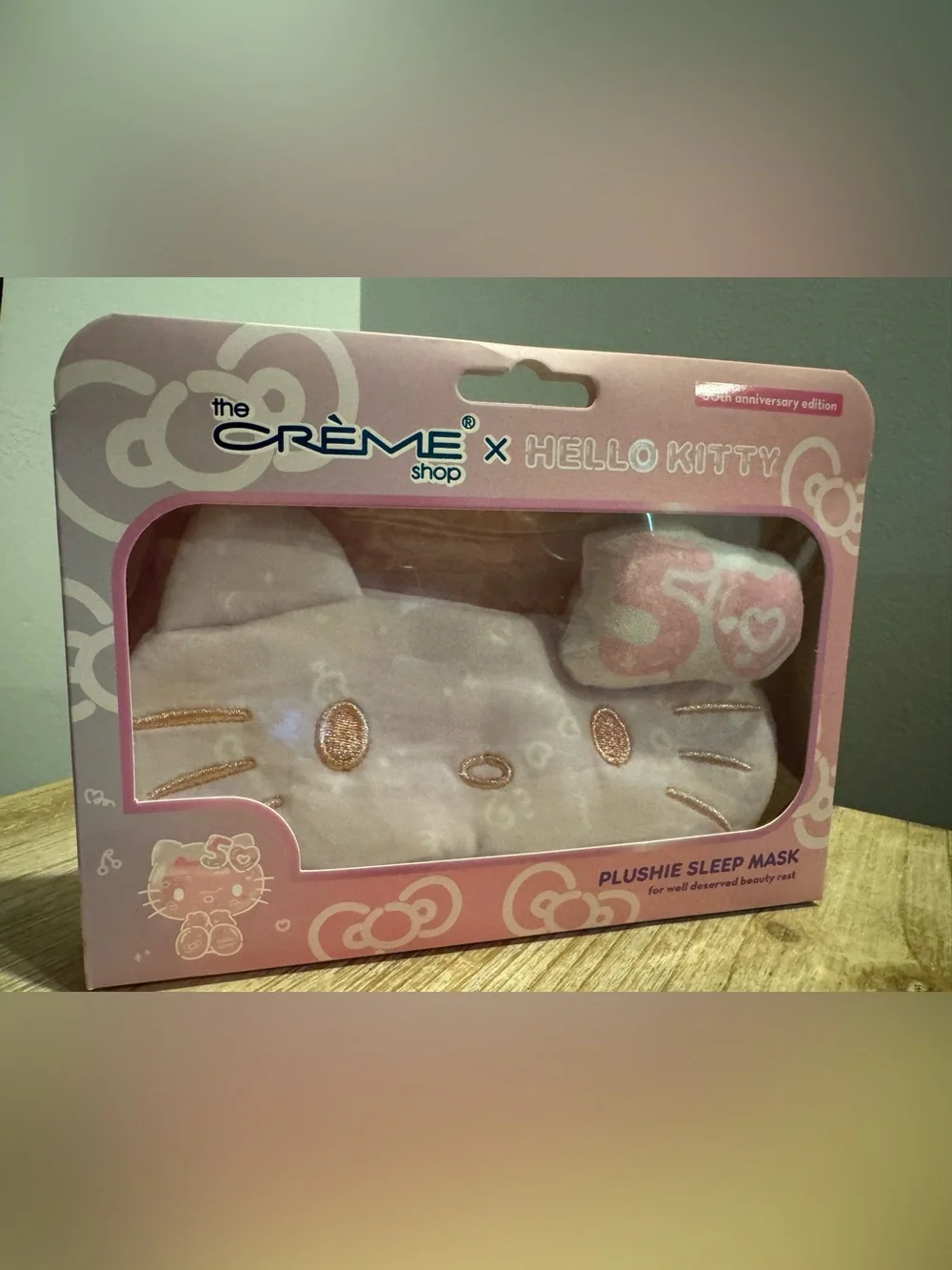 The Crème Shop x Hello Kitty Plushie Sleep Eye Mask